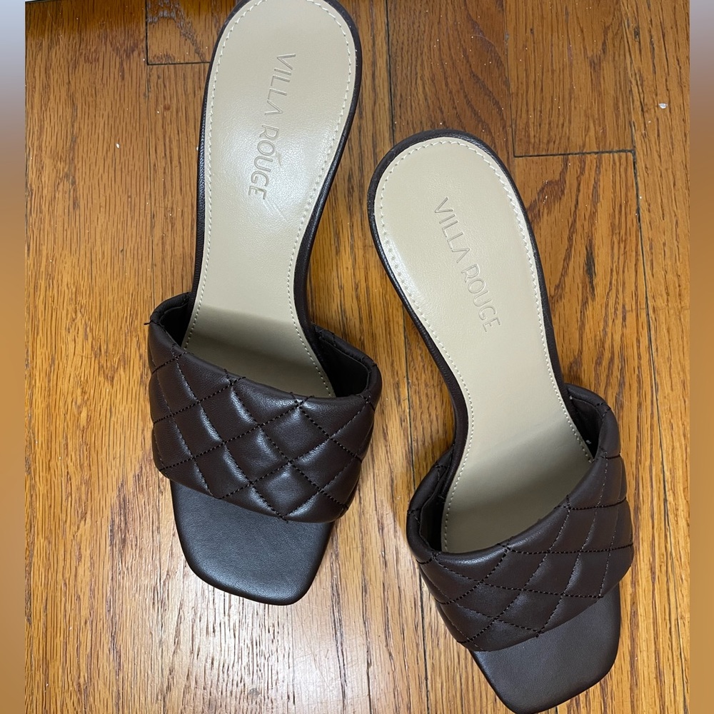 Villa Rouge Quilted Mules - Picture 2 of 5